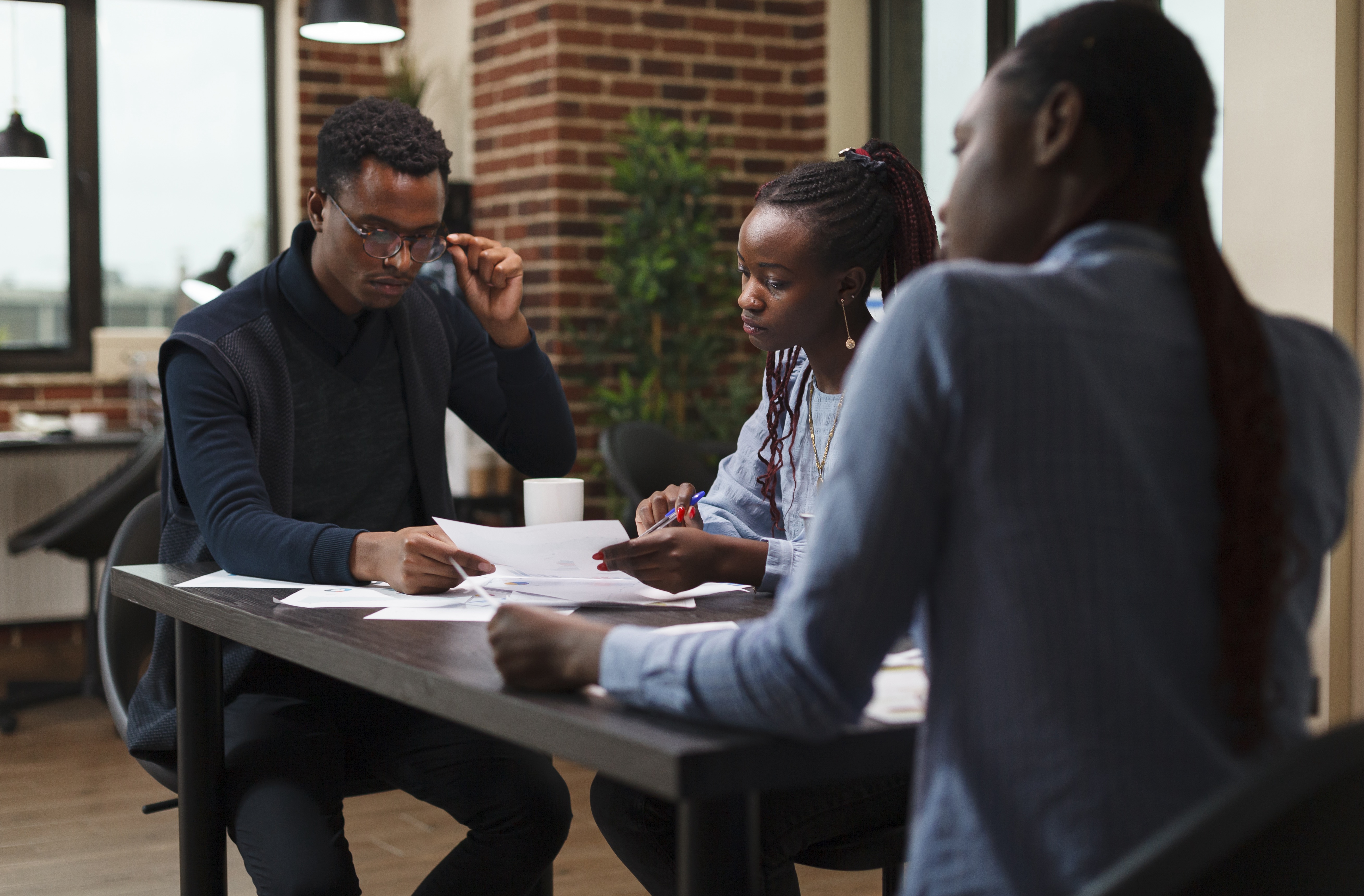 Janex International team in a strategy meeting